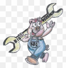 Big Wrench Bbq - Cartoon png