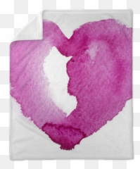 Watercolor Heart Concept - Love Relationship Art Painting Plush Blanket U2022 Pixers We Live To Change Heart Png,Watercolor Heart Png
