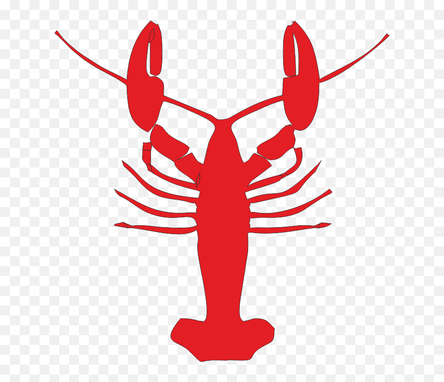 Crayfish Lobster Silhouette Clip Art - Silhouette Crawfish Clip Art Png,Crawfish Png