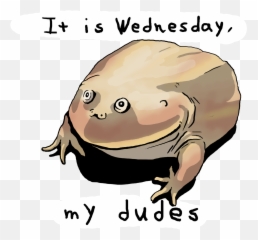 Wednesdayfrog Hashtag - My Dudes Cursed Memes png