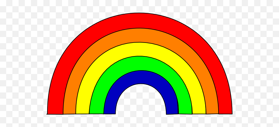 Rainbow Clip Art - Clipart Small Rainbow Png,Rainbow Clipart Transparent