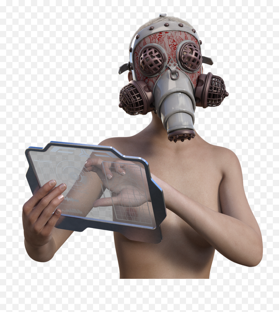 Gas Mask Apocalypse Monitor - Free Photo On Pixabay Woman With Gas Mask Png,Gas Mask Transparent