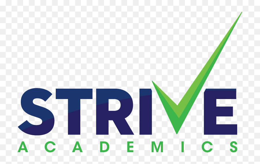 Strive Academics Logo Transparent Bg - Strive Academics Vertical Png,Bg Logo