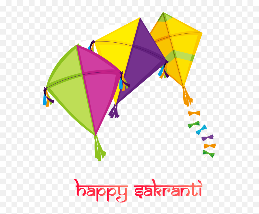 Download Makar Sankranti Line Kite Triangle For Happy - Png Image Happy Makar Sankranti 2020,Kite Transparent Background