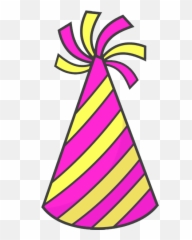 Party Birthday Hat Png - Transparent Background Pink Birthday Hat Png