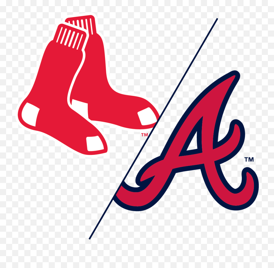 Atlanta Braves Vs - Boston Red Sox Socks Png,Boston Red Sox Png