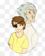 Download Hd Evil Rick And Morty Because - Fictional Character png