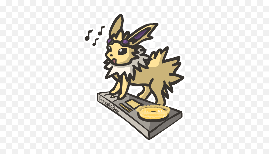 Album - Jolteon Dj Gif Png,Leafeon Transparent