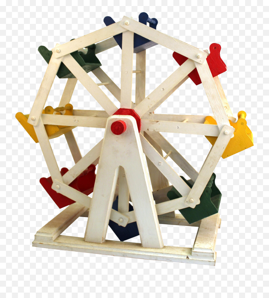 American Folk Art Ferris Wheel Model - Horizontal Png,Ferris Wheel Transparent
