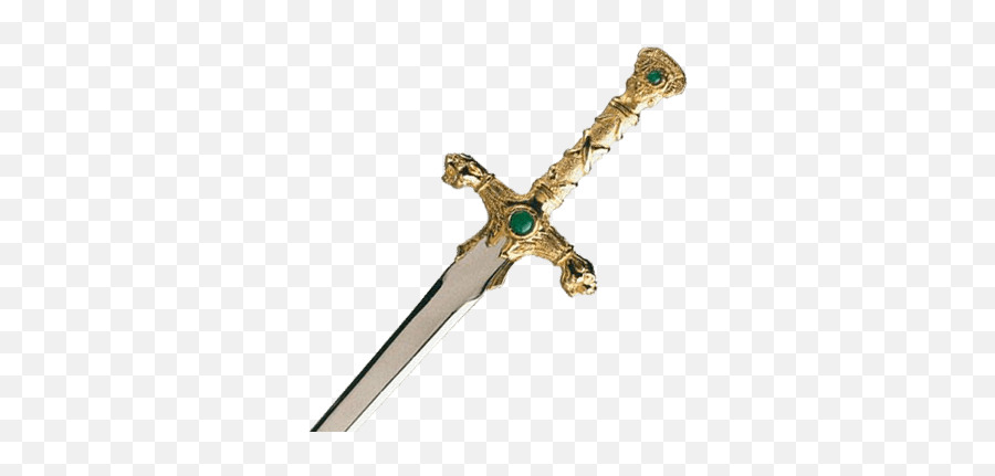 Miniature Gold Sword Of Conan The Barbarian By Marto - Maconan050s Medieval Collectibles Espada Con Joyas Png,Conan The Barbarian Logo