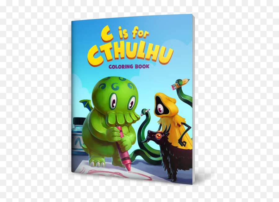 C Is For Cthulhu Coloring Book - Monsters Of Cthulhu Book Png,Cthulhu Transparent