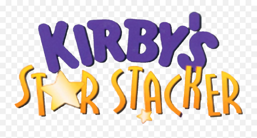 Download Kirbyu0027s Star Stacker - Kirby Star Stacker Logo Star Stacker Png,Kirby Logo Png