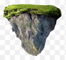 Land Island Green Grass Hill Sticker By Proomo - Vertical png