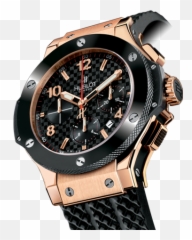 Download The First Big Bang - Hublot Big Bang 44mm Rose Gold Hublot Geneve Big Bang 2008 Png,Gold Watch Png