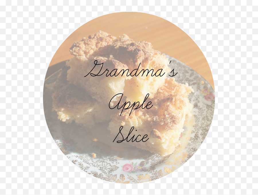 Grandmas Apple Slice - Dish Png,Apple Slice Png