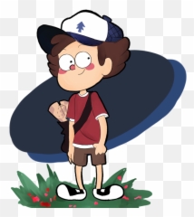 Doodlebob Drawing Paper Jam Dipper - Pilot Gravity Falls png