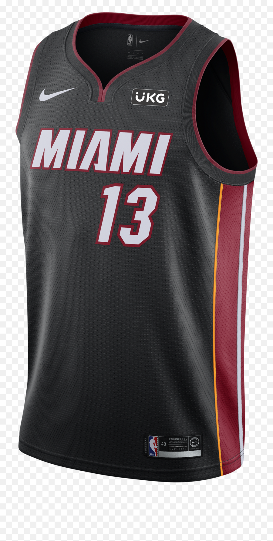 Miami Heat Black Jersey 2018 - Nba Authentic Nike Icon Jerseys Png,Nba 2k12 Icon Meanings