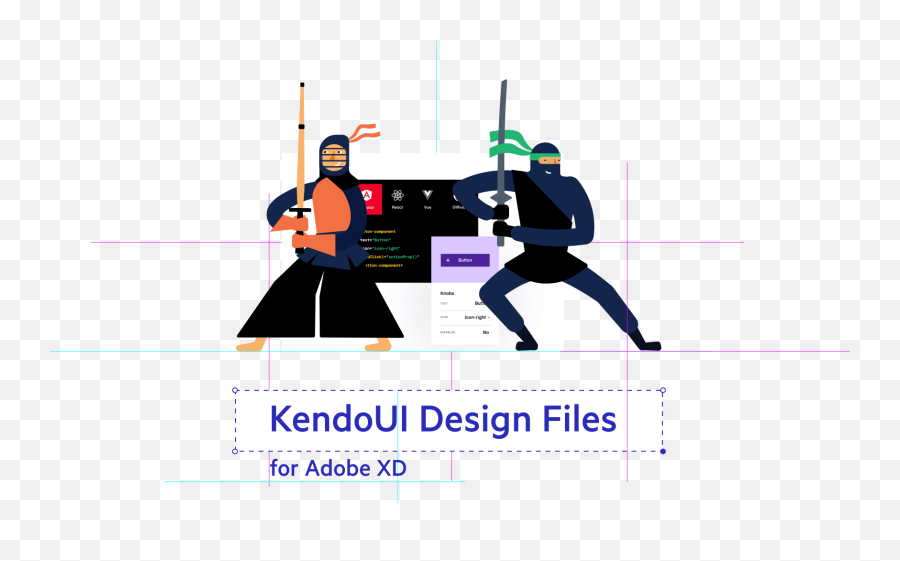 Kendo Ui Design Files For Adobe Xd Styles And - Weapon Combat Sports Png,Design Document Icon
