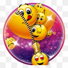 Funny Zipper Emoji 3d Live Lock Screen Wallpapers 10 Apk - png