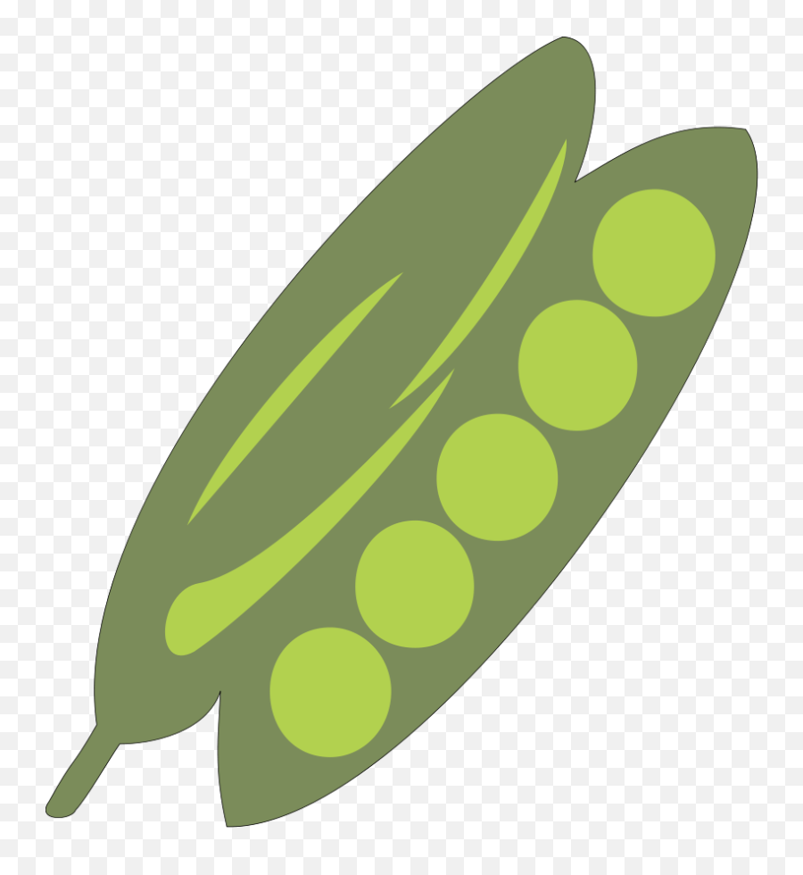 Vegetable Clipart Png In This 2 Piece Svg - Png Transparent Pea Pod Clipart,Vegetable Icon Vector