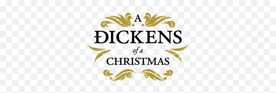 A Dickens Of Christmas Vector Logo - Freevectorlogonet Calligraphy Png,Christmas Vector Png