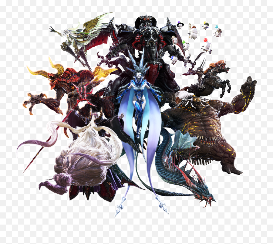 Primal - Final Fantasy Summons Artwork Png,Ffxiv Icon Definition, Symbols