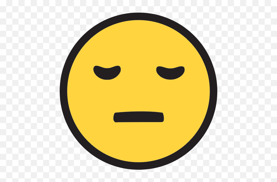 Pensive Face Emoji For Facebook Email - Neutral Icon Png,Pensive Emoji Transparent