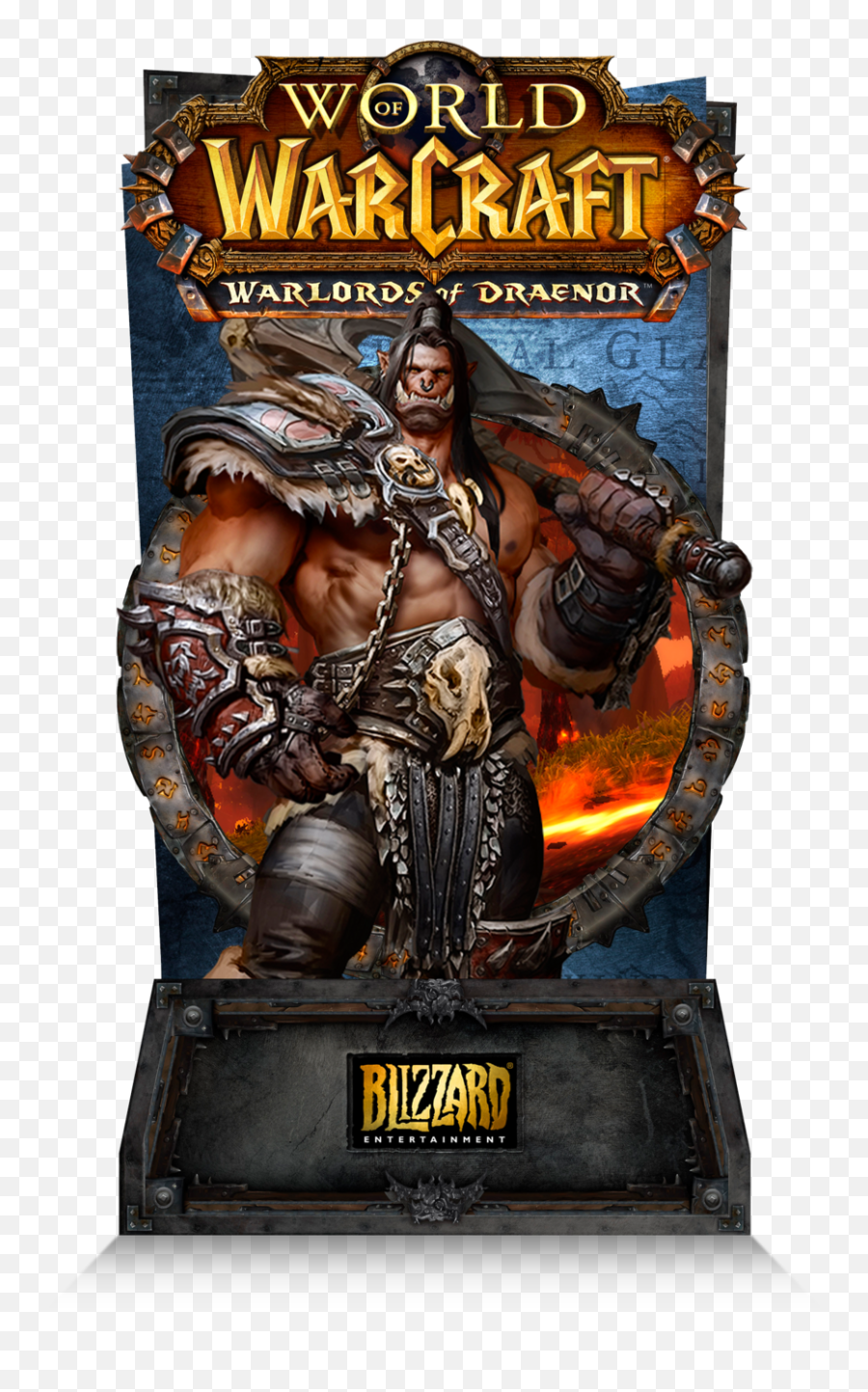 Download Wowwod Standee 03 1500px - World Of Warcraft Cataclysm Png,Warlords Of Draenor Icon