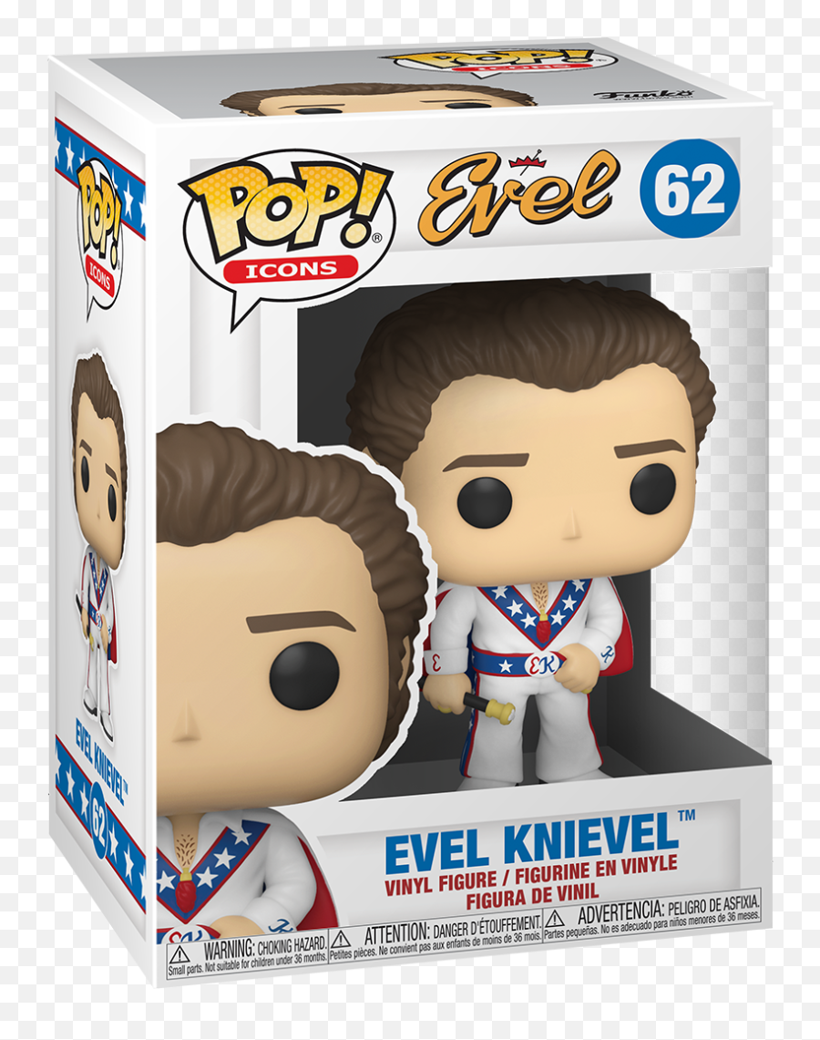 Evel Knievel With - Evel Knievel Funko Pop Png,Icon Pop Mania Answers