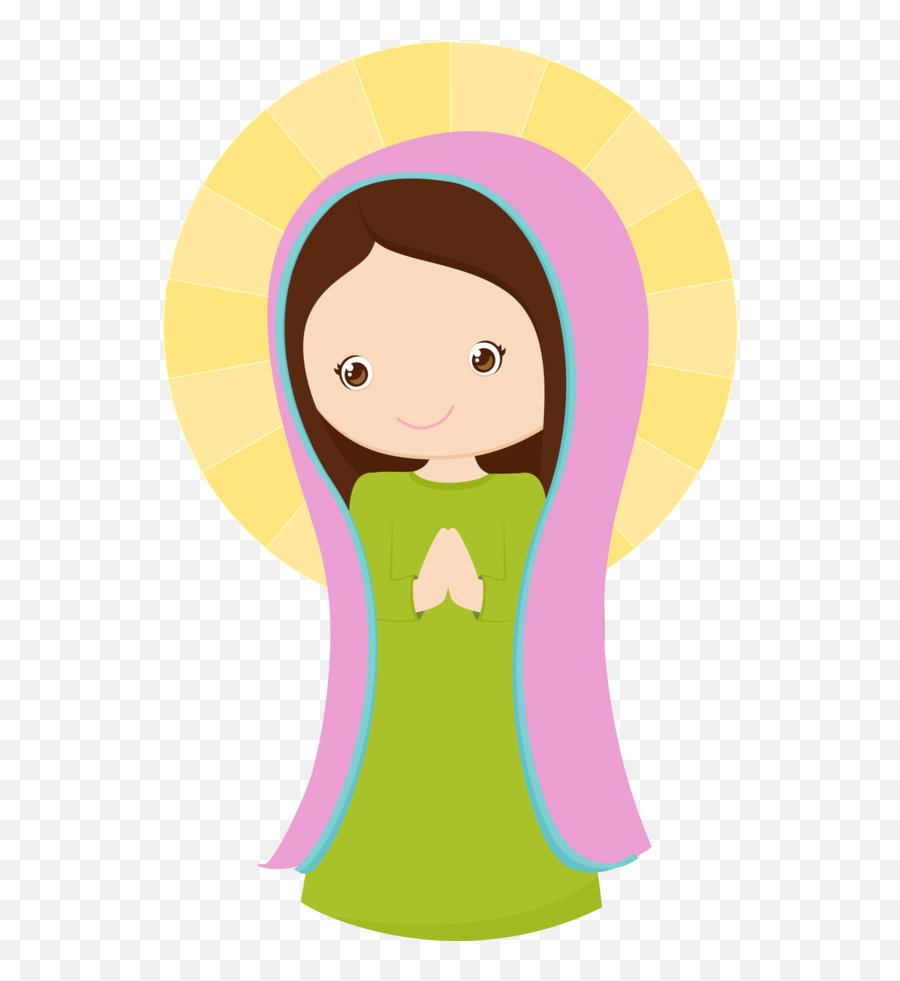 Lent Clipart Mother Mary Transparent Free - Dibujo De La Virgen Maria Para Niños Png,Virgin Mary Png