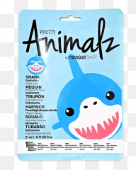 Pretty Animalz Shark Sheet Mask - Great White Shark Png,Shark Png
