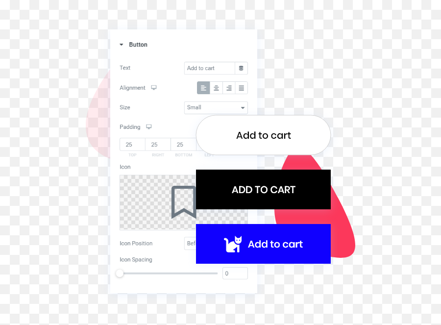 Add To Cart Button - Woocommerce Elementor Widgets Woocommerce Add To Cart Button Elementor Png,Woocommerce Cart Icon