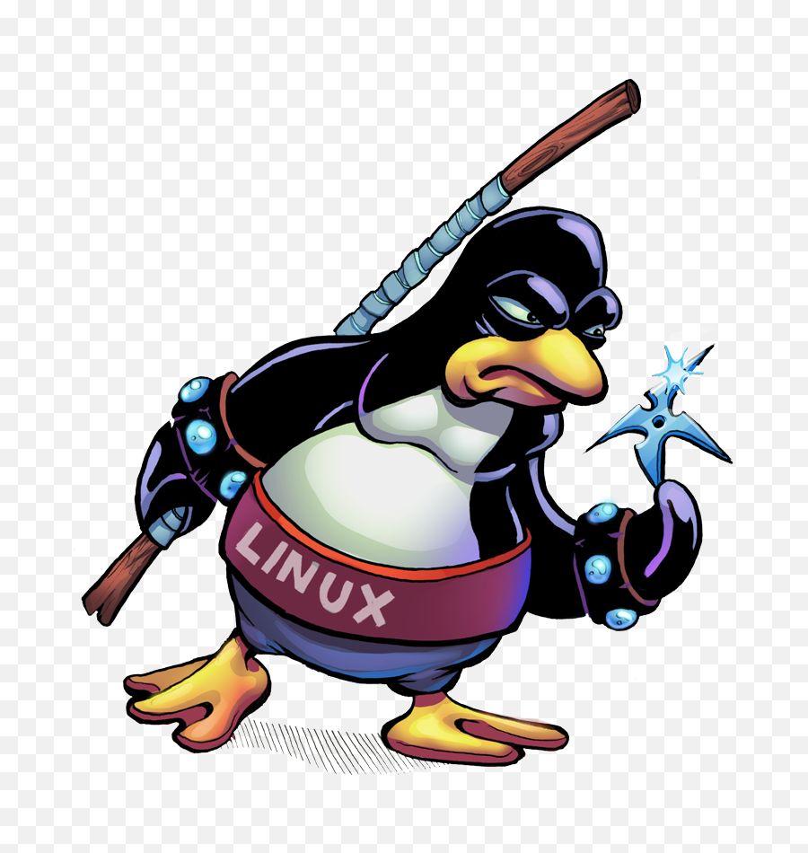 Download Free Tux Kernel Systemd Linux Ninja Block Icon - Linux Ninja Png,Ninja Icon
