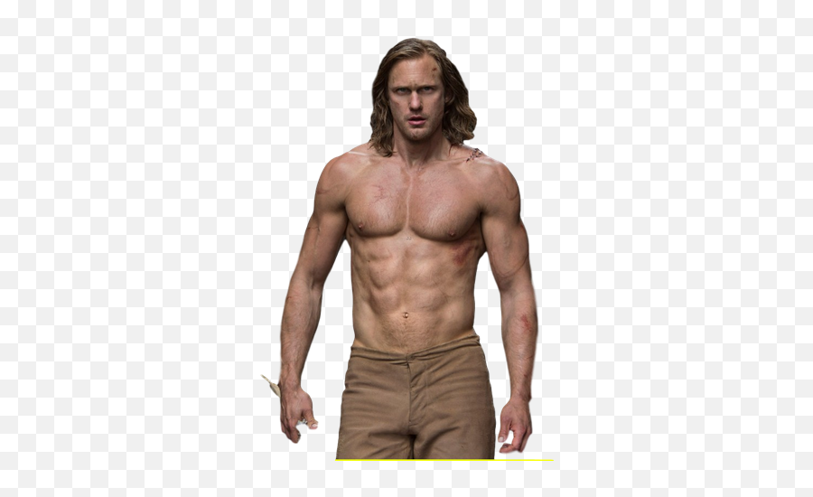 Download Tarzan - Body Alexander Skarsgård Height Png,Tarzan Png