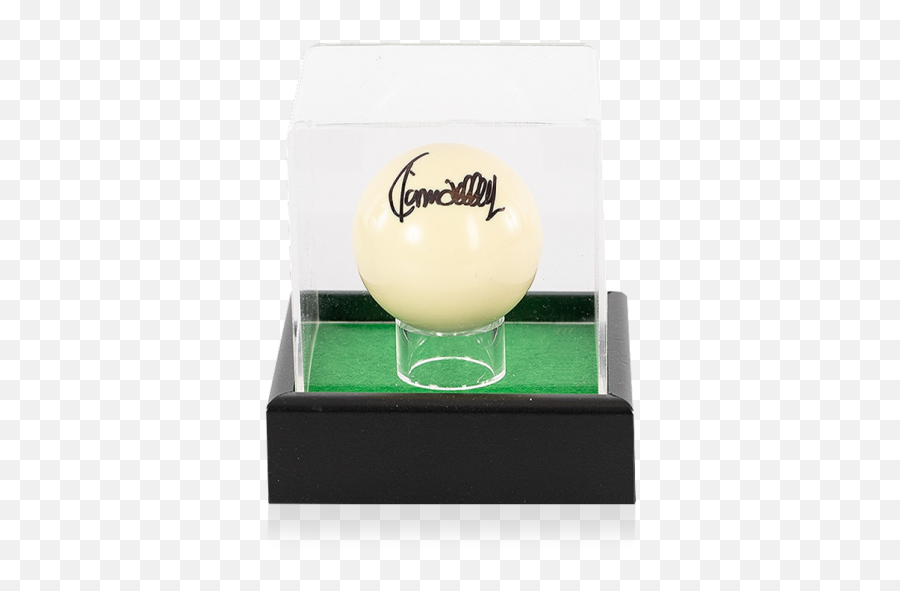 Ronnie Ou0027sullivan Signed White Snooker Cue Ball In Acrylic Case - Box Png,Cue Ball Png