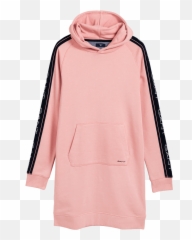 Teen Girls Icon Hoodie Dress - Gant Sweat png