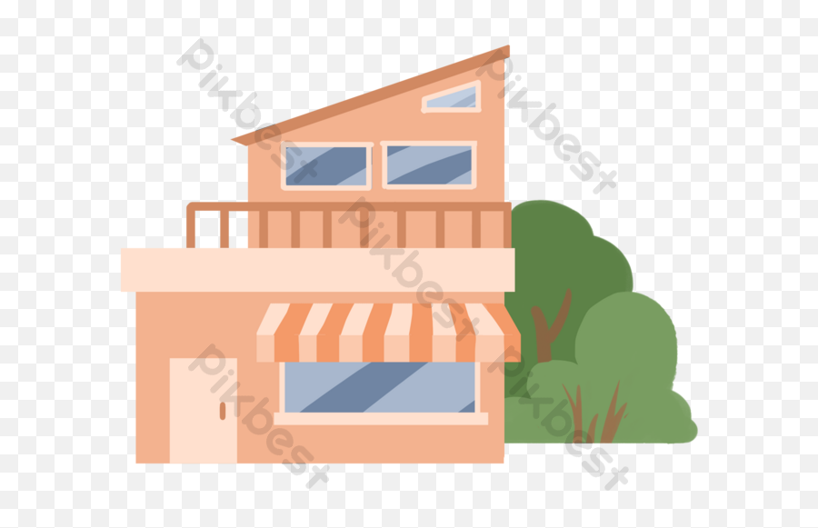 Real Estate Flat House Icon Png Images Psd Free Download - Horizontal,Cartoon House Icon