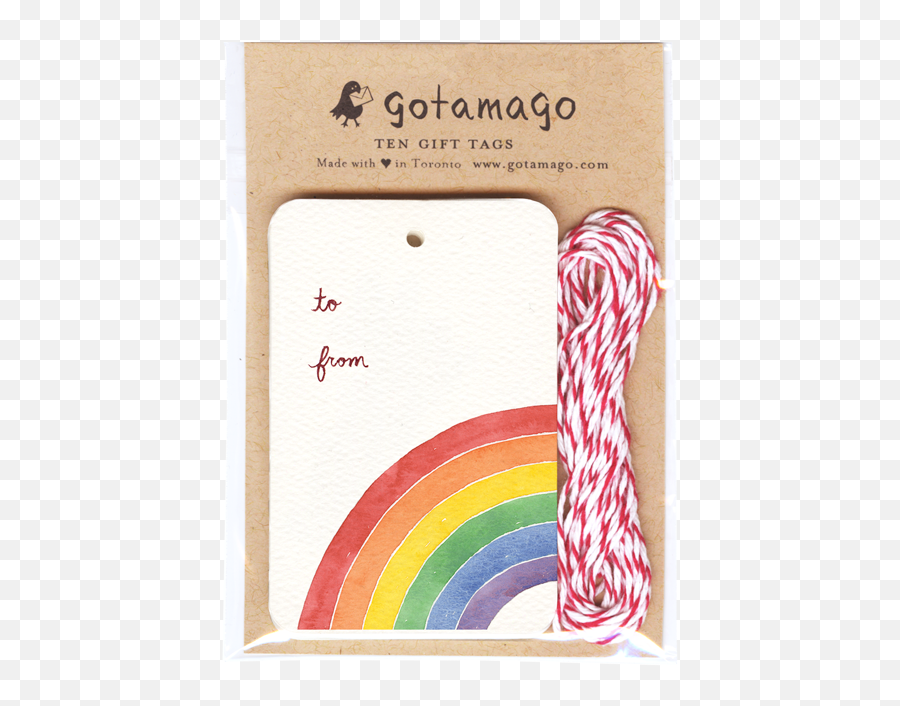 Rainbow Gift Tags Set Of 10 - Rainbow Gift Tags Png,Rainbows Png