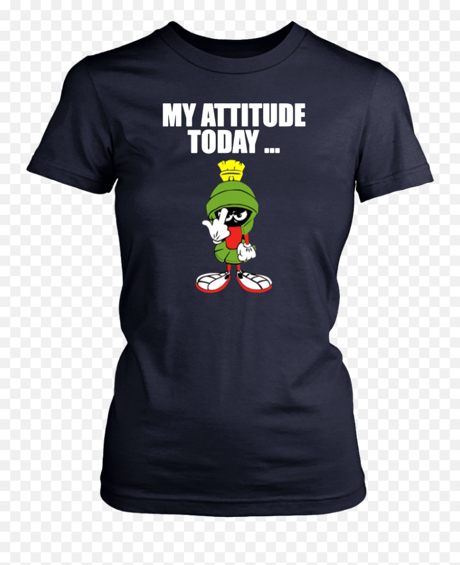 Martian My Attitude Today T - Opengl T Shirt Png,Marvin The Martian Png