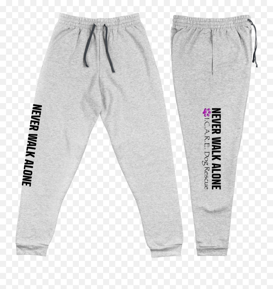Never Walk Alone Unisex Joggers U2014 Icare Dog Rescue - Sweatpants Mockup Png,Home Alone Png