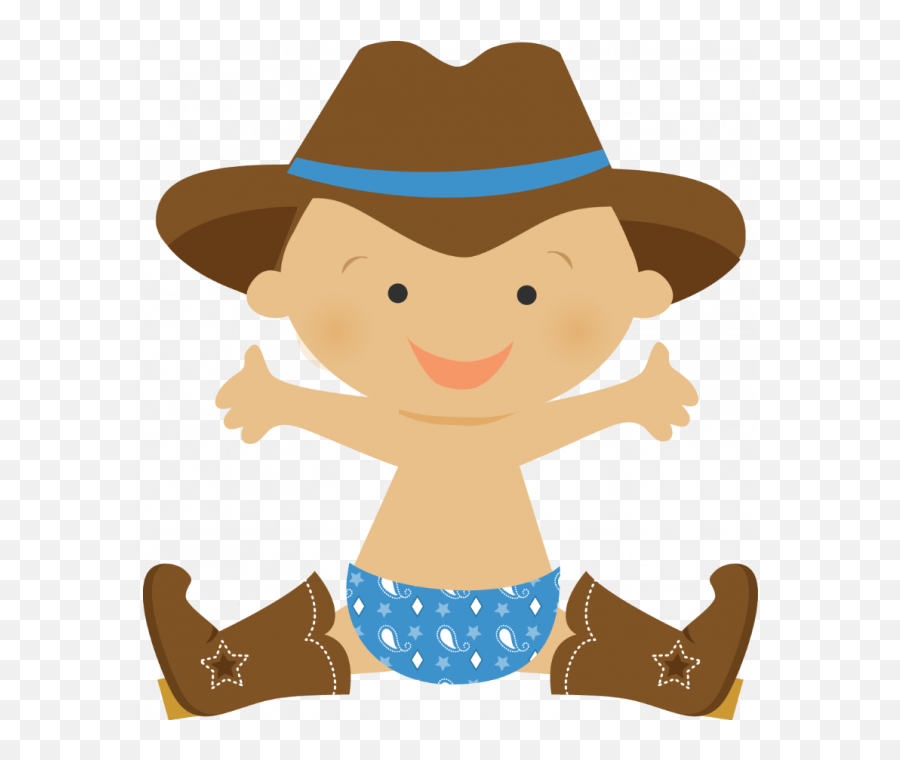 Medium Size Of Baby Shower Elegant Cowboy - Baby Baby Cowboy Boots Clipart Png,Cowboy Hat Icon