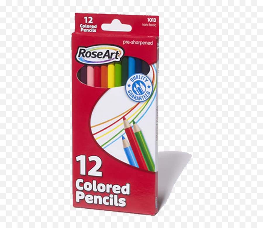 Mega Brands Roseart 12 Colour Pencils - Rose Art Colored Pencils Png,Colored Pencils Png