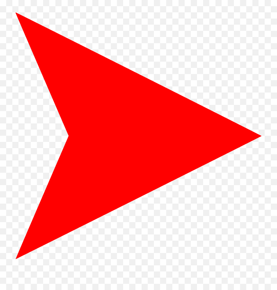 Download Red Arrow Right Png Clipart - Red Triangle Flag,Red Triangle Png