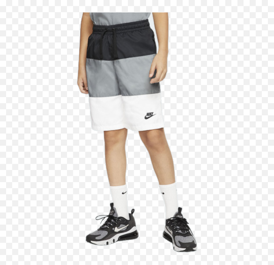 Nike - Nike Shorts Black Smoke Gray White Png,Nike Icon Woven 2 In 1 Short