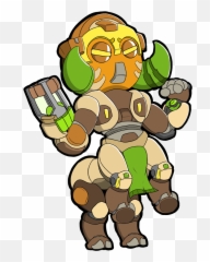 Cute Orisa Charge - Overwatch Orisa Png Cute,Orisa Transparent
