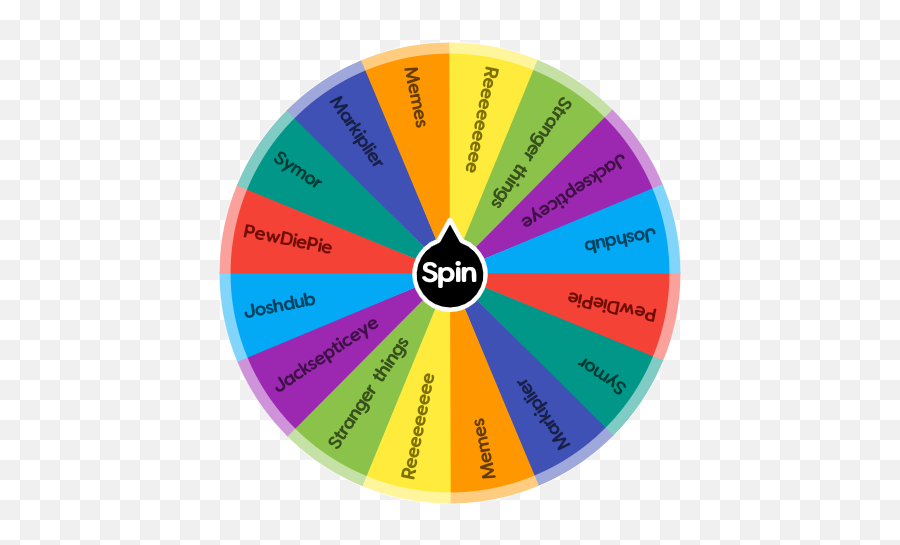 What To Watch Spin The Wheel App - Circle Png,Jacksepticeye Png