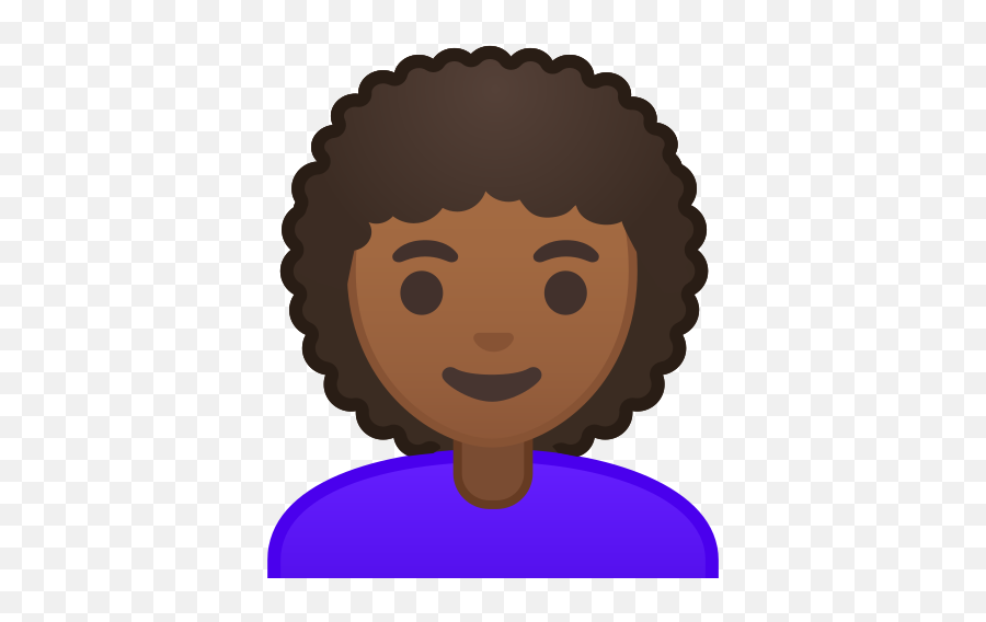 U200d Woman Medium - Dark Skin Tone Curly Hair Emoji Afro Emoji Copy And Paste Png,Curly Hair Png