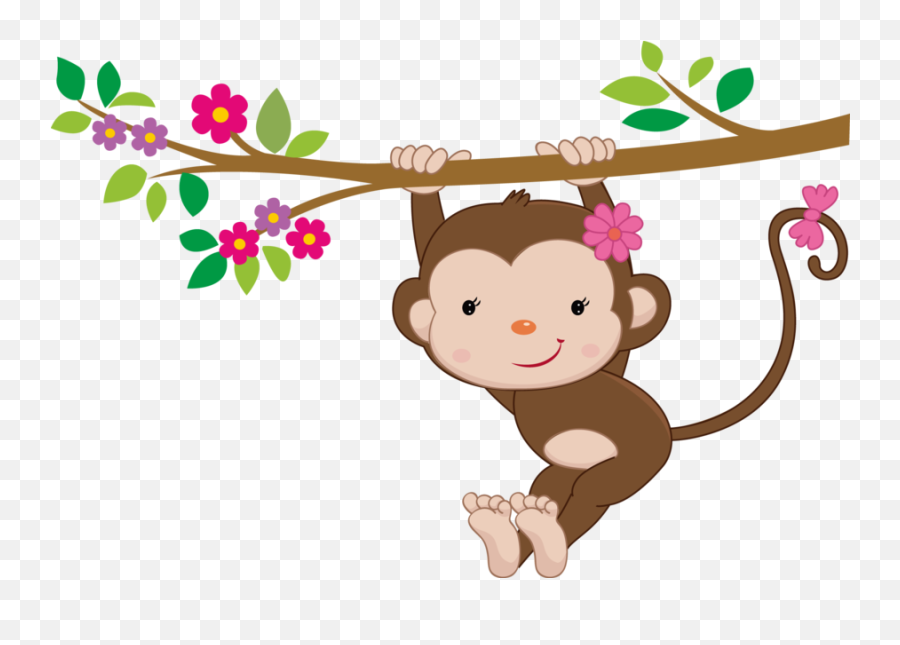 Minus - Girl Monkey Clipart Png,Cute Monkey Png