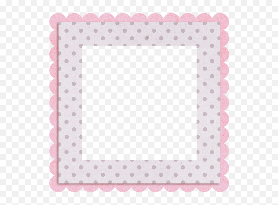 Cute Transparent Doted Frame Png Square Picture
