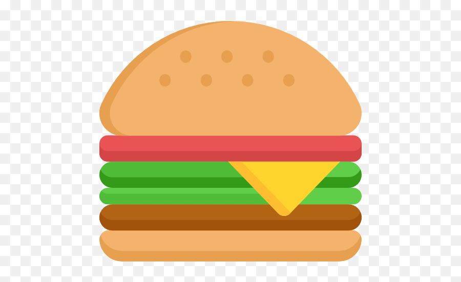 Burger - Free Food Icons Horizontal Png,Cheeseburger Icon